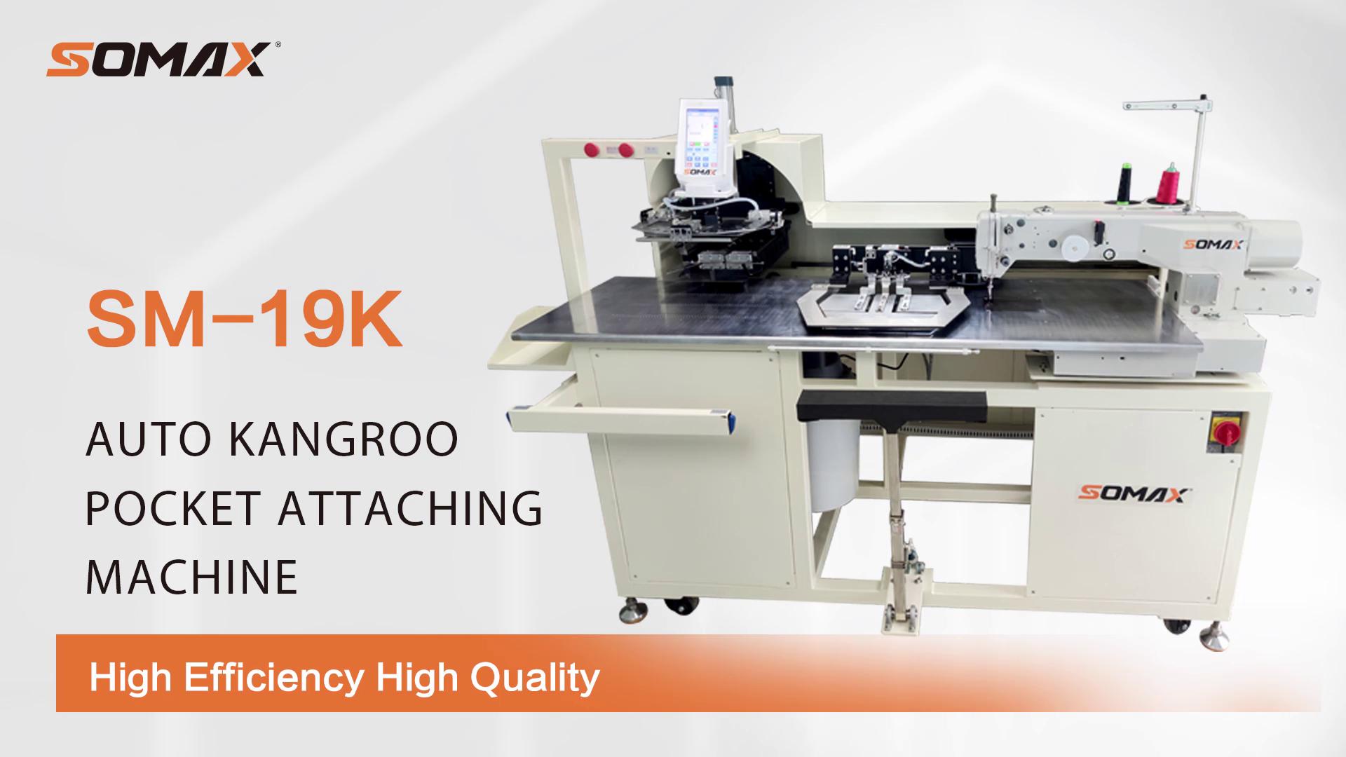 Attach Pocket Machine AUTO KANGAROO POCKET ATTACHING MACHINE - 泉州硕迈斯自动化科技有限公司